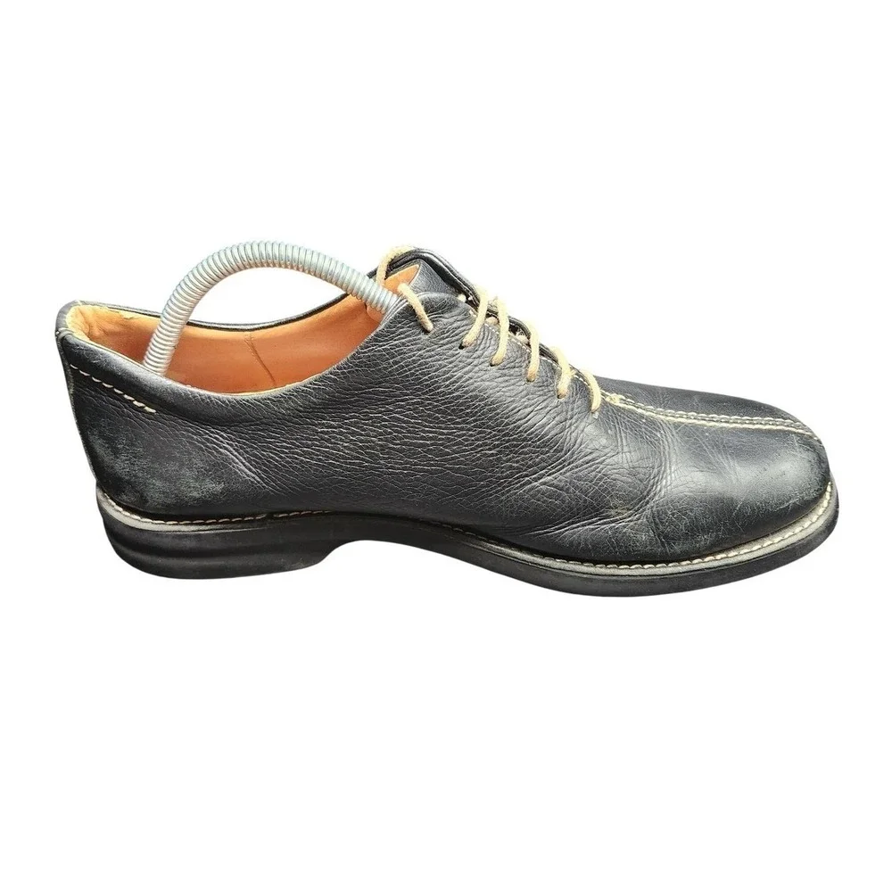 Vintage BOYDS Thrreadneedle‎ Shoes Mens Size 10.5 Black Leather Lace Up 4046